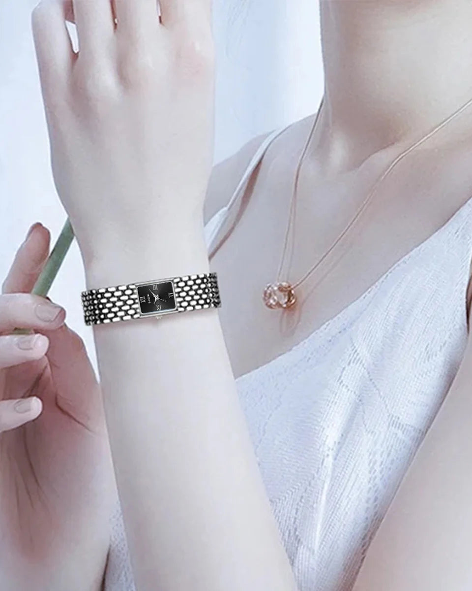 Montre-Bracelet Carrée Quartz Précis