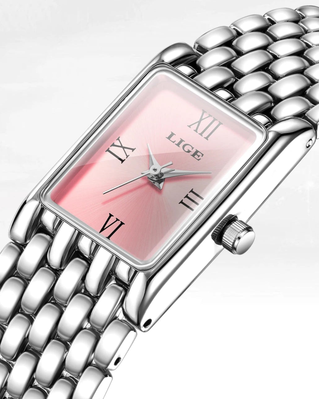 Montre Bracelet Carré design moderne et précision