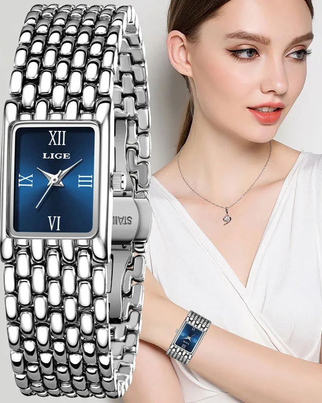 Montre-Bracelet Carrée Quartz Précis